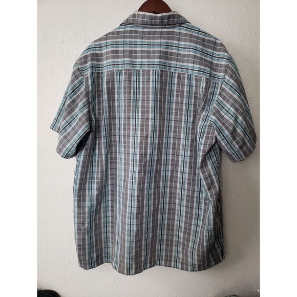 Marc Edward’s Mens Plaid Striped Luxury Elite Edition Shirt Size‎ Large L Blue - Picture 3 of 4